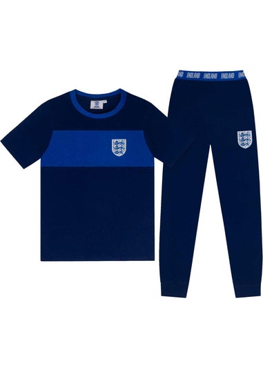 England Navy Premium Long Pyjama Set