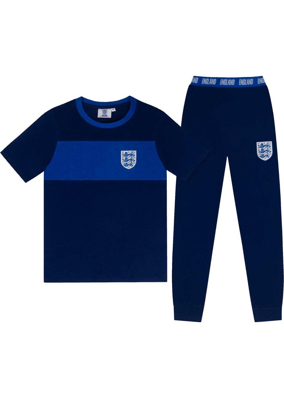 England Navy Premium Long Pyjama Set