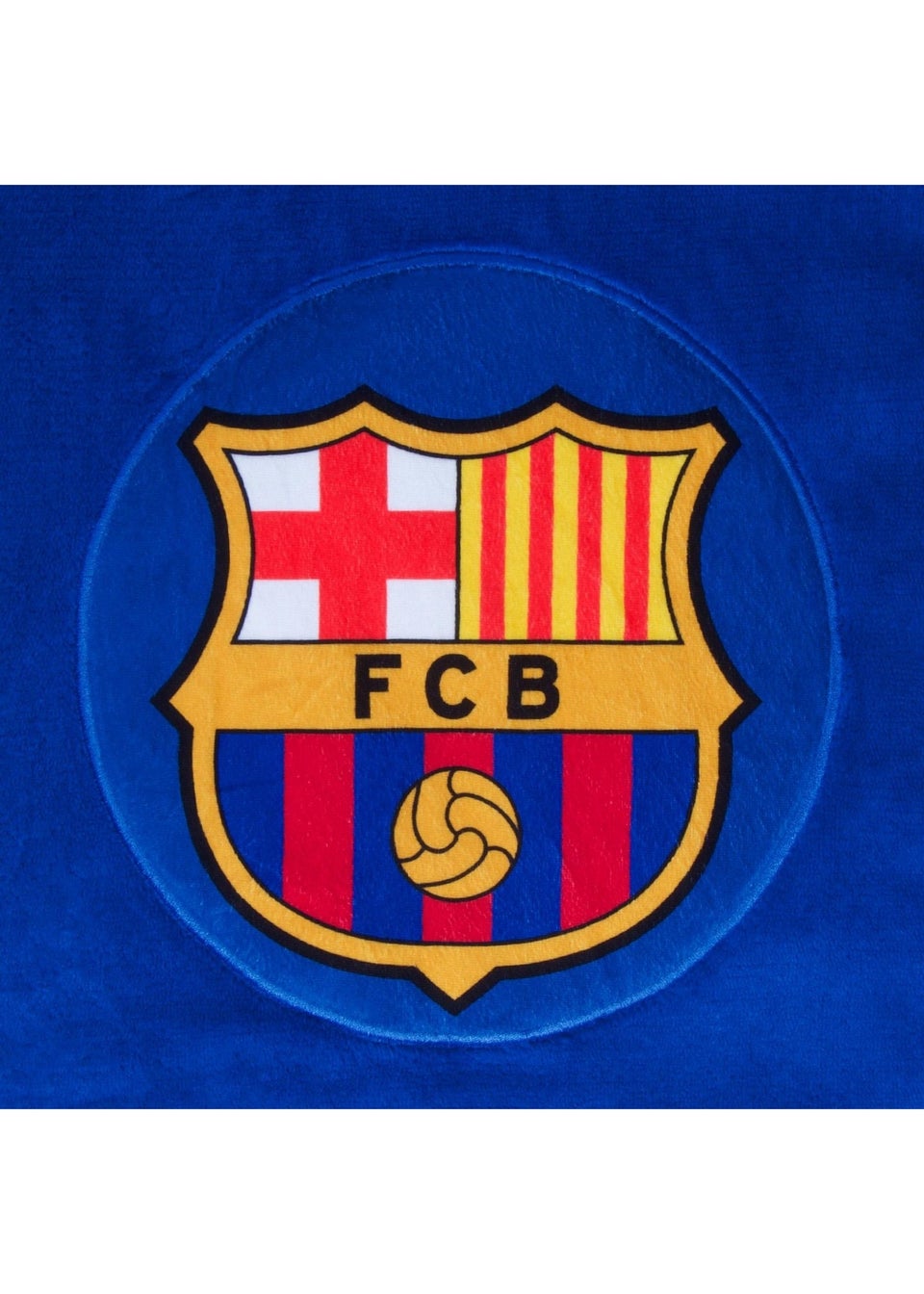 FC Barcelona Blue Kids Crest Oversized Blanket Hoodie (6-14yrs)