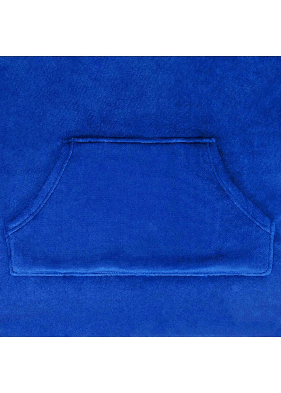 England Blue Crest Oversized Blanket Hoodie