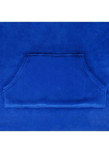 England Blue Crest Oversized Blanket Hoodie