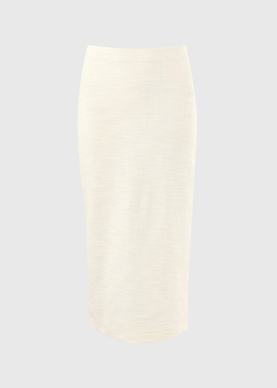 Stone Boucle Midi Skirt