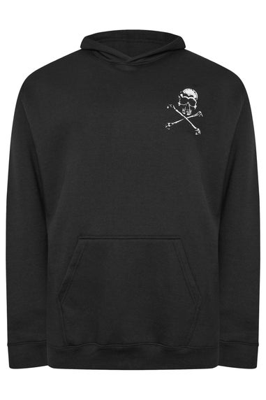 BadRhino Black Skull Graphic Hoodie