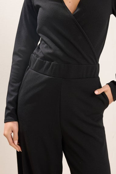 PixieGirl Petite Black Wide Leg Jumpsuit