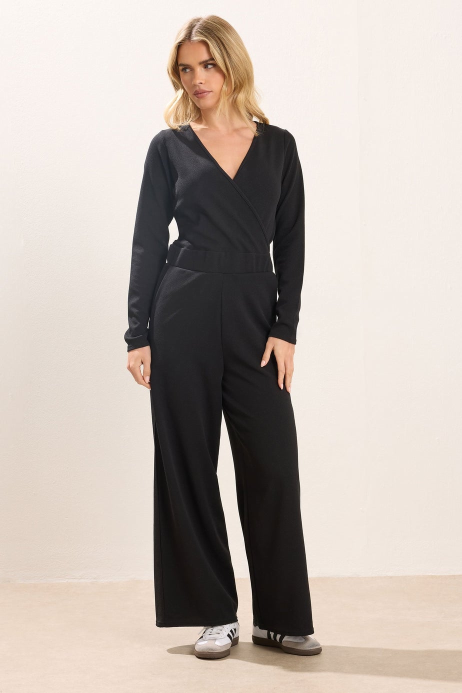 PixieGirl Petite Black Wide Leg Jumpsuit