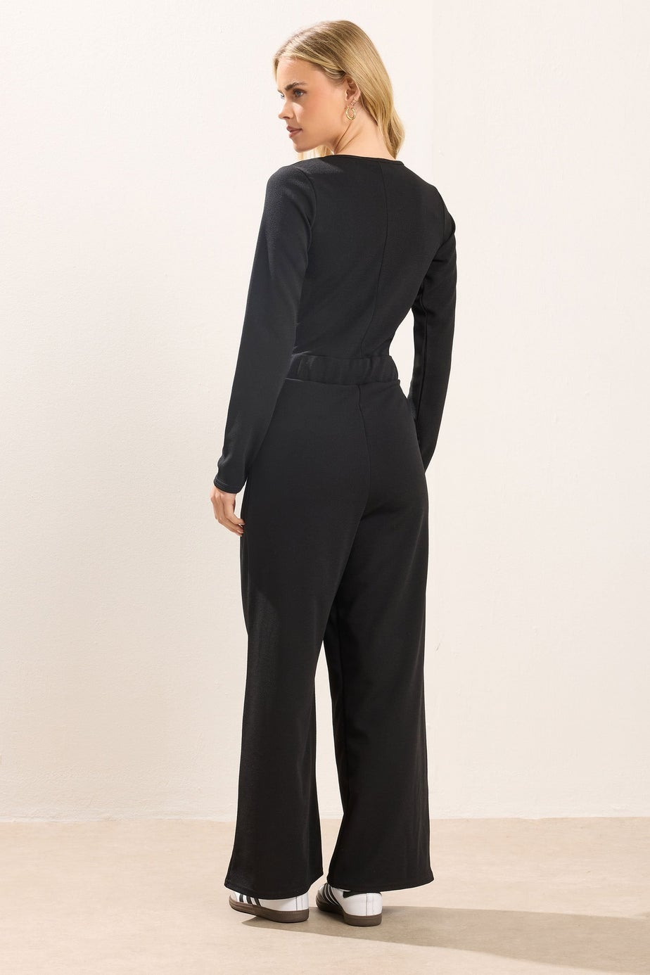 PixieGirl Petite Black Wide Leg Jumpsuit
