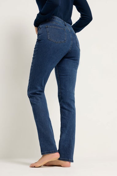 Long Tall Sally Dark Blue Stretch Straight Leg Jeans