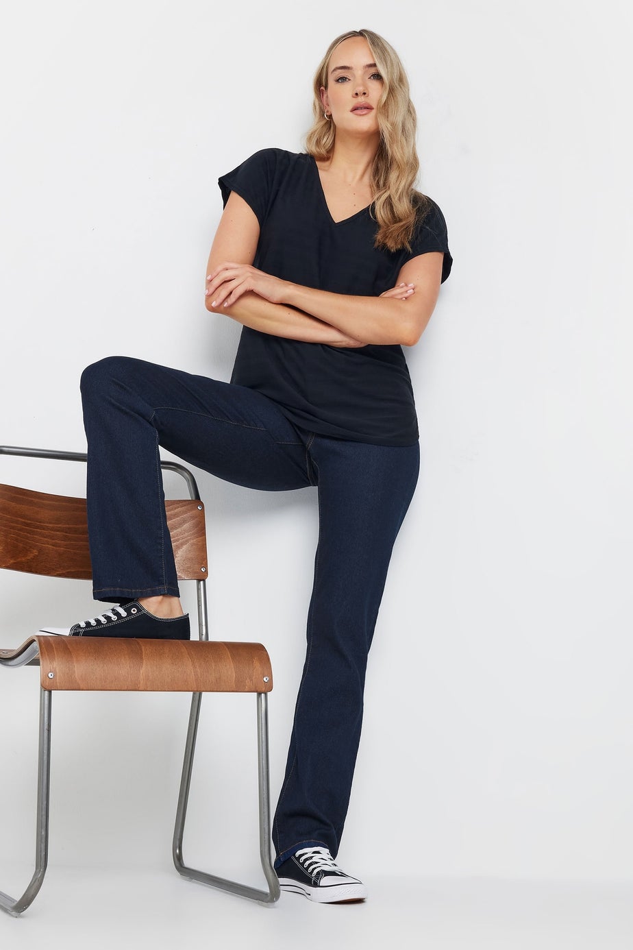 Long Tall Sally Blue Straight Leg Jeans