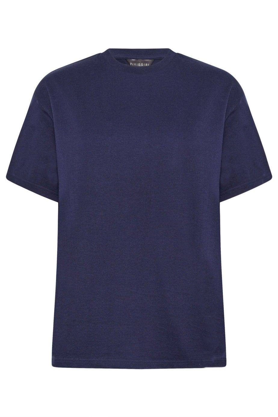 PixieGirl Petite 2 Pack Chocolate Brown & Navy Blue Oversized T-Shirts