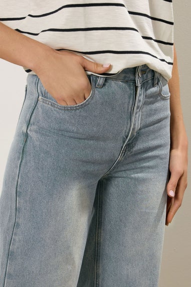 Long Tall Sally Light Blue Wash Carrot Jeans