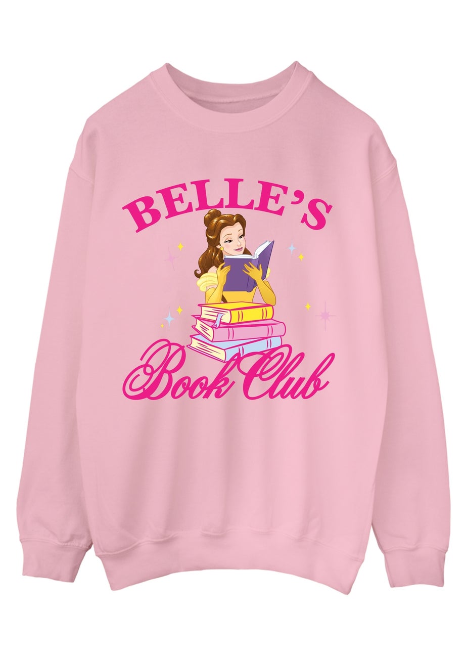 Disney Belle Book Club Pink Graphic Sweatshirt