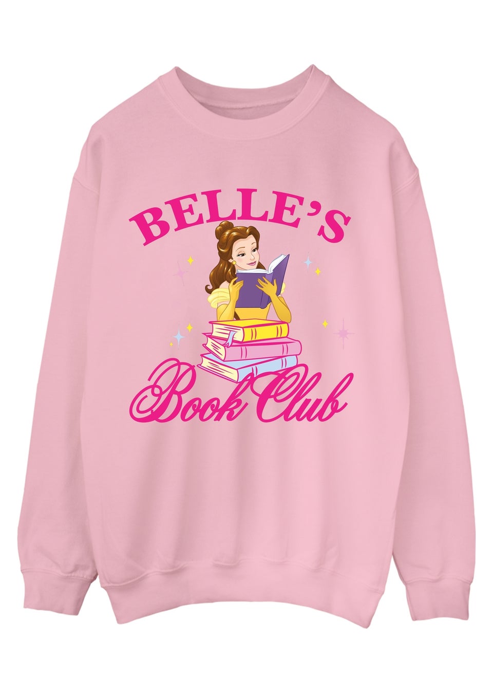 Disney Belle Book Club Pink Graphic Sweatshirt