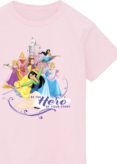 Disney Princess Hero Girls Pink Graphic T-Shirt (3-13 Years)