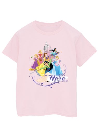 Disney Princess Hero Girls Pink Graphic T-Shirt (3-13 Years)