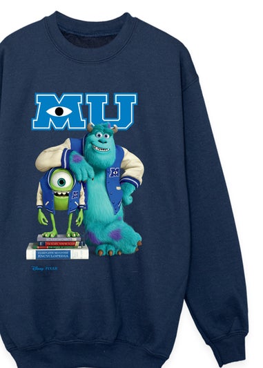 Ada & Ted Disney Monsters Inc Book Day Boys Navy Blue Graphic Sweatshirt (3-13 Years)