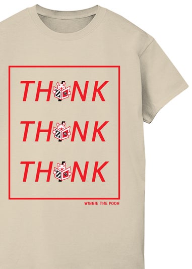 Disney Winnie The Pooh Think Sand Graphic Boyfriend Fit T-Shirt