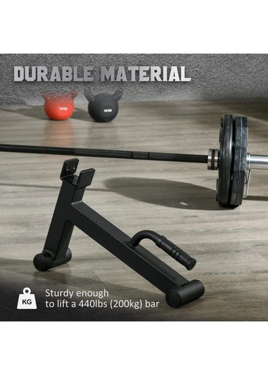 SPORTNOW Deadlift Barbell Jack for Loading, Unloading Barbell Plates