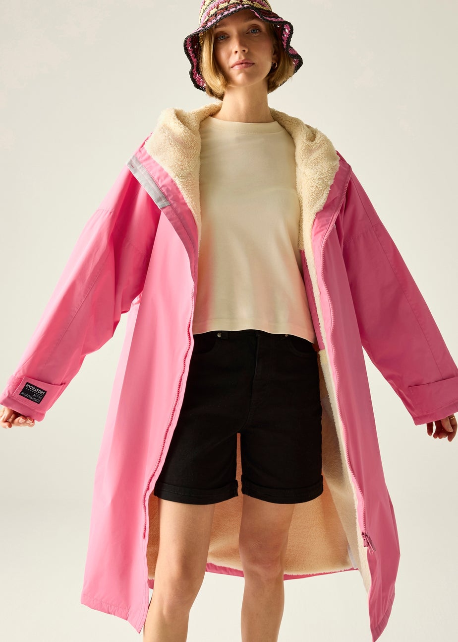 Regatta Pink Lemonade Adult Waterproof Robe with Hydrafort Technology