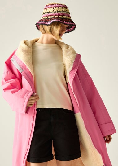 Regatta Pink Lemonade Adult Waterproof Robe with Hydrafort Technology