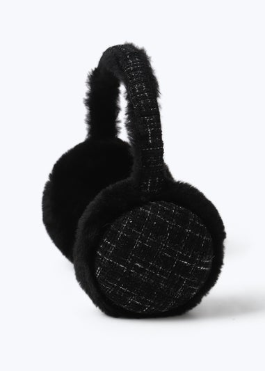 Muse Black Tartan Earmuffs