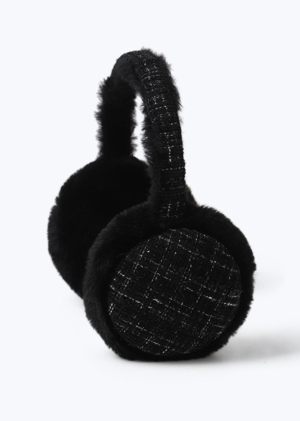 Muse Black Tartan Earmuffs