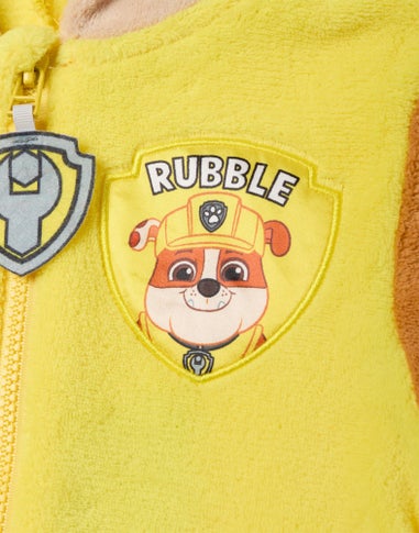 Vanilla Underground Paw Patrol Unisex Kids Yellow Rubble Onesie (2-7 Years)