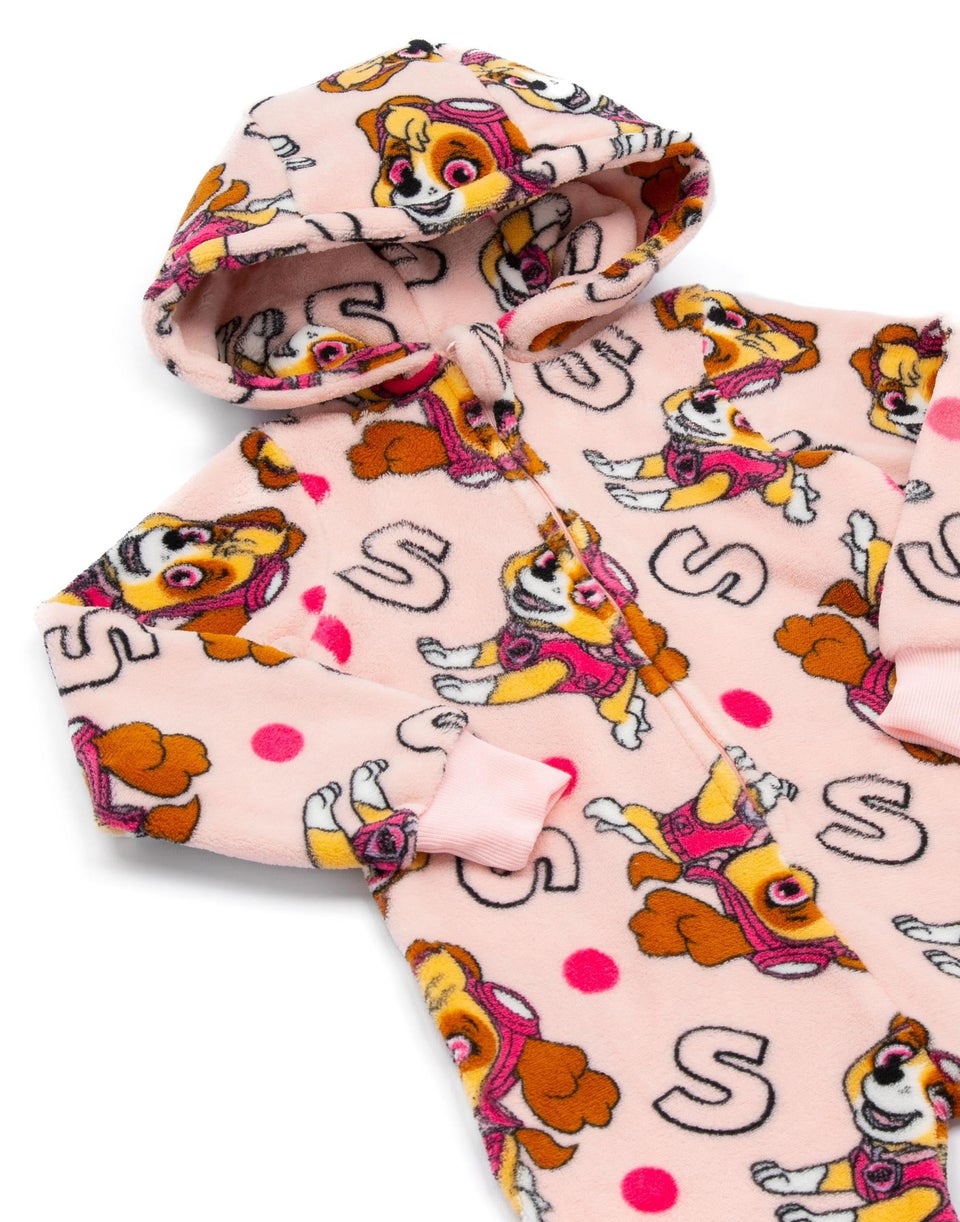 Vanilla Underground Paw Patrol Girls Pink Onesie (2-7 Years)