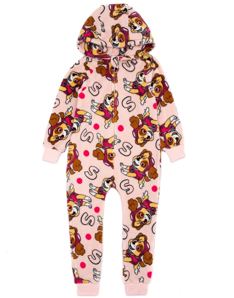 Vanilla Underground Paw Patrol Girls Pink Onesie (2-7 Years)