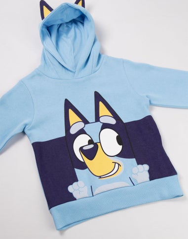 Vanilla Underground Bluey Unisex Kids Blue Hoodie (18 mnths - 7 years)