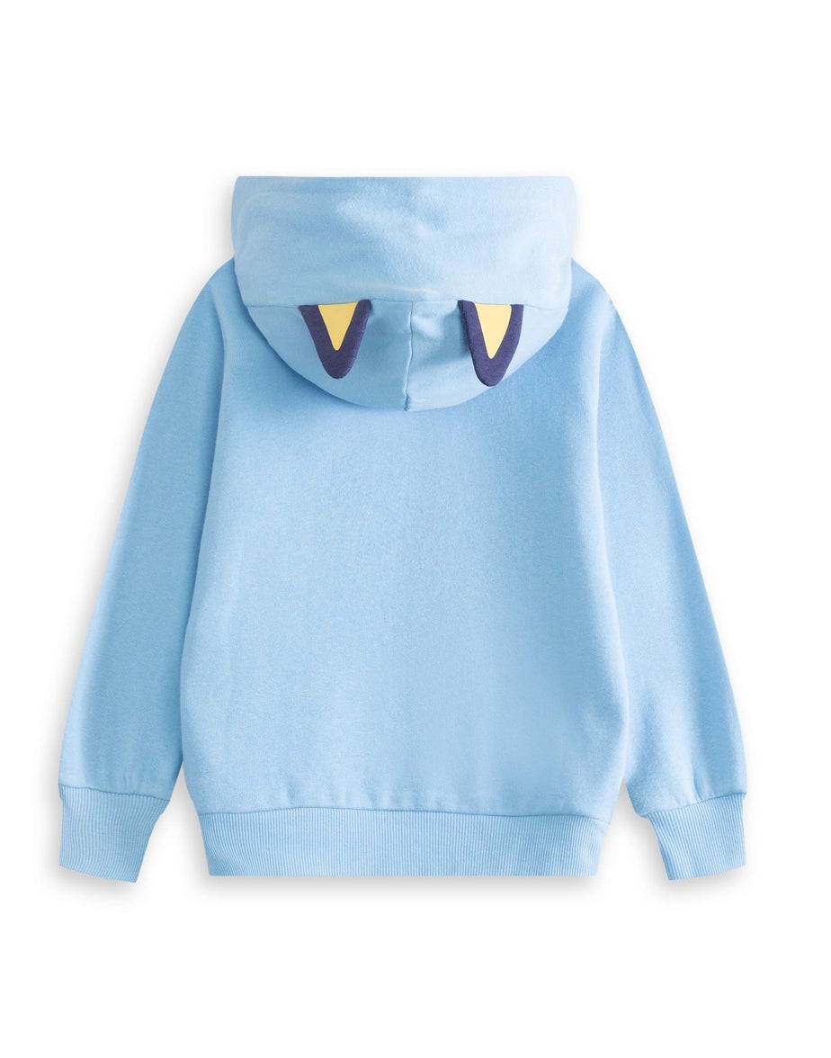 Vanilla Underground Bluey Unisex Kids Blue Hoodie (18 mnths - 7 years)