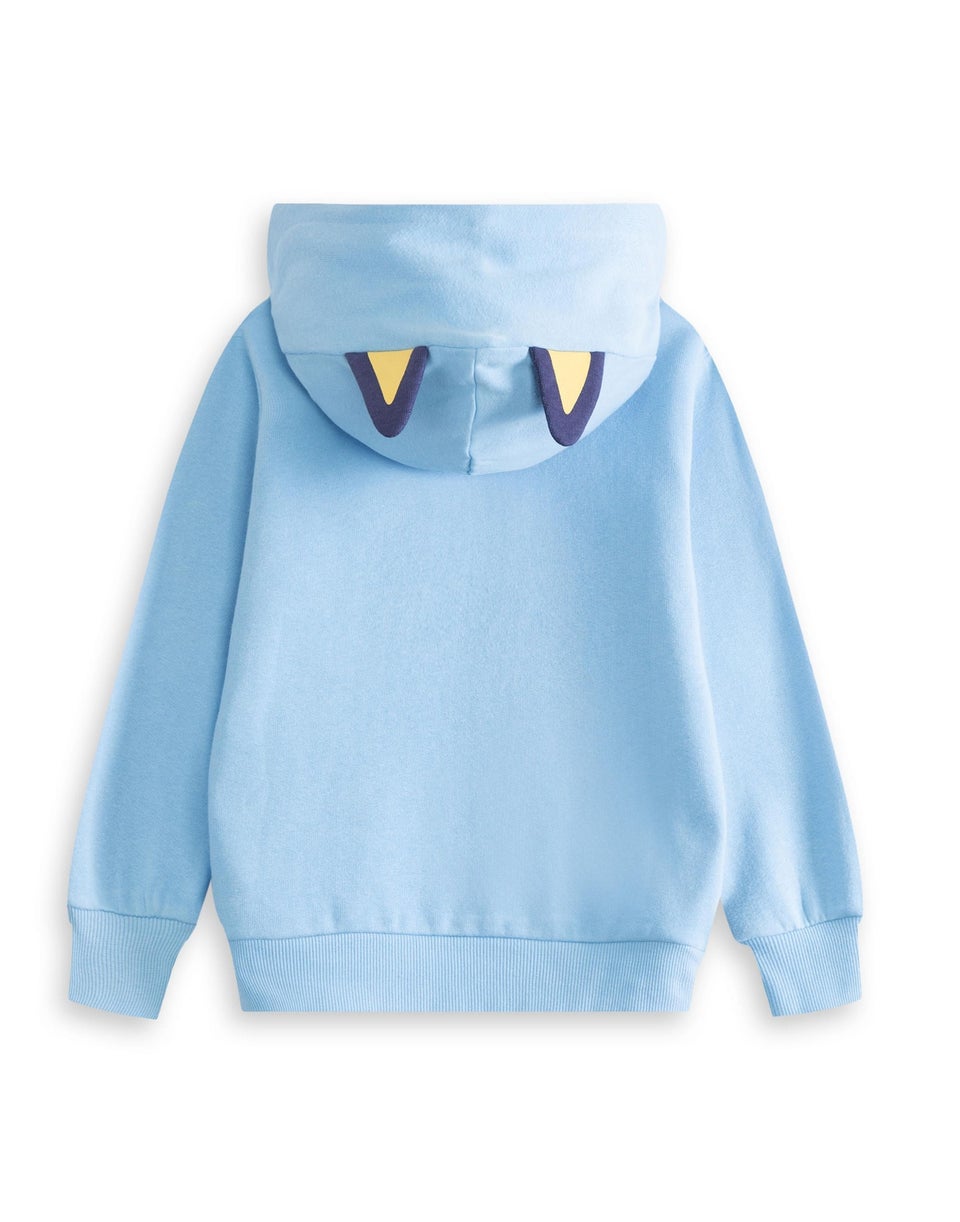 Vanilla Underground Bluey Unisex Kids Blue Hoodie (18 mnths - 7 years)