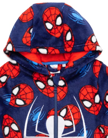 Vanilla Underground Marvel Boys Blue Spider-Man Onesie (2 - 10 Years)