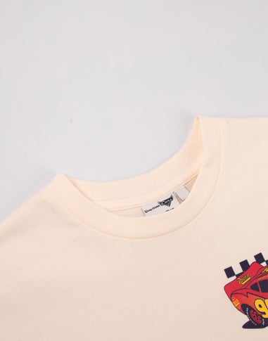 Vanilla Underground Disney Cars Boys Multicoloured Lightning Mcqueen T-Shirts (5-14 Years) - 2 pack