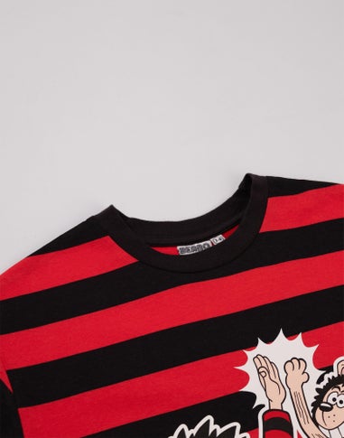 Vanilla Underground Beano Boys Red Dennis The Menace T-Shirt (5-12 Years)