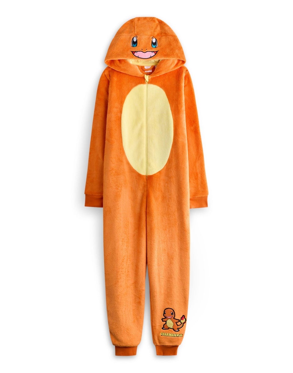 Vanilla Underground Pokemon Unisex Kids Orange Charmander Onesie (4-14 Years)