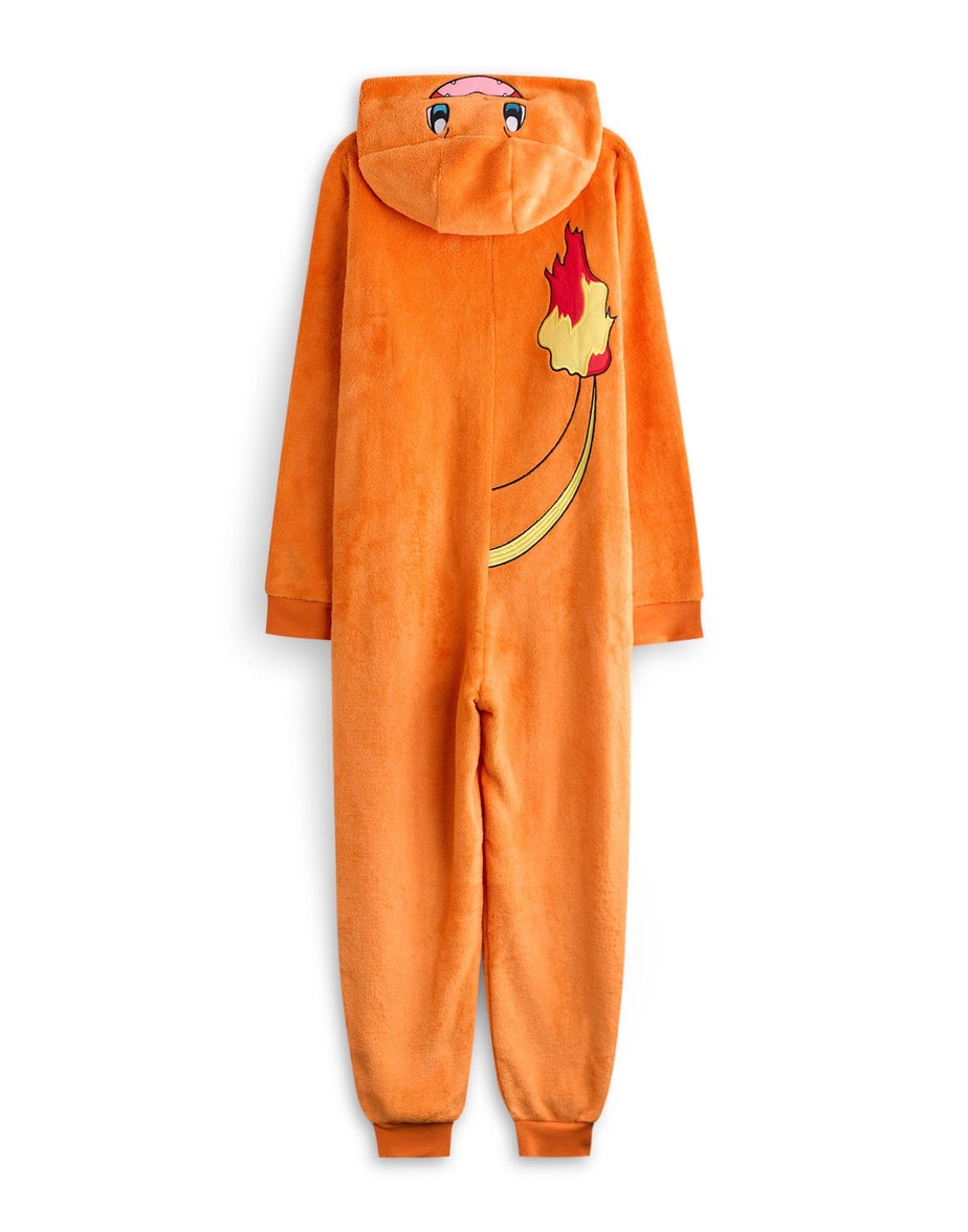 Vanilla Underground Pokemon Unisex Kids Orange Charmander Onesie (4-14 Years)