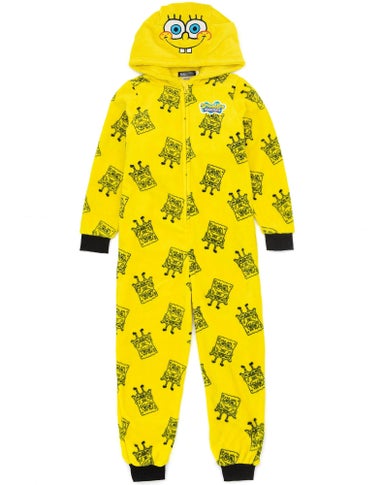 Vanilla Underground SpongeBob SquarePants Unisex Kids Yellow Novelty Onesie (3-14 Years)