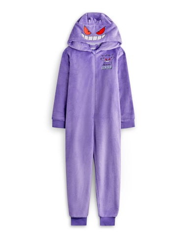 Vanilla Underground Pokemon Boys Purple Gengar Onesie (4-14 Years)