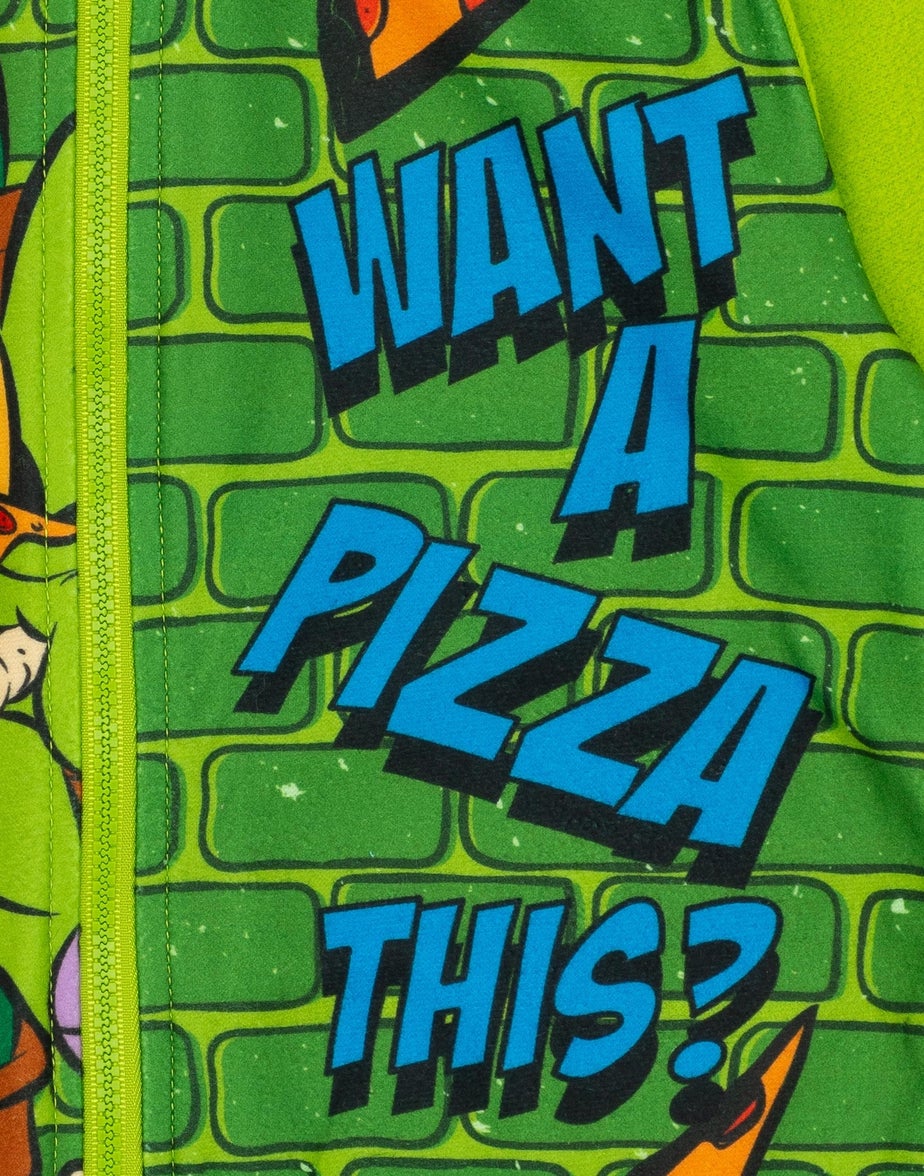 Vanilla Underground Teenage Mutant Ninja Turtles Unisex Kids Green Onesie (3-10 Years)