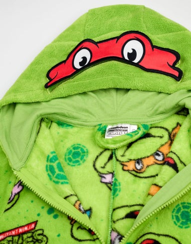 Vanilla Underground Teenage Mutant Ninja Turtles Boys Green Masks Onesie (3-12 Years)