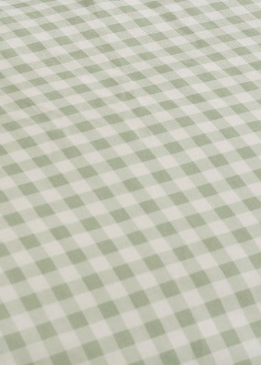 Catherine Lansfield Bamford Gingham Check Fitted Sheet Green