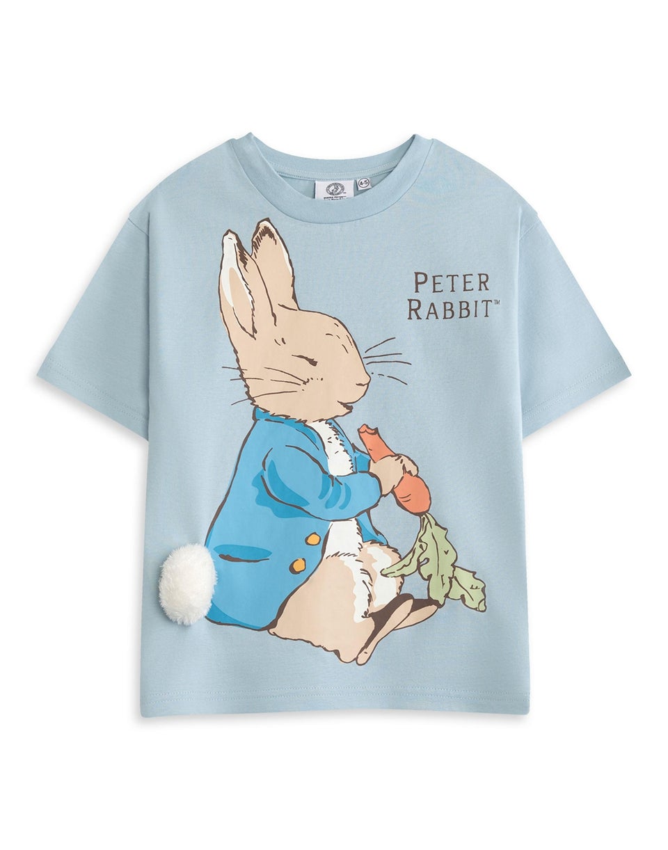 Vanilla Underground Peter Rabbit Unisex Kids Blue T-Shirt (12 mnths - 5 years)