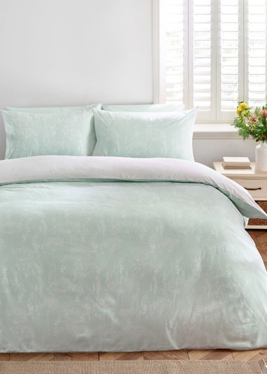 Catherine Lansfield Meadowsweet Floral Reversible Duvet Cover Set Bright