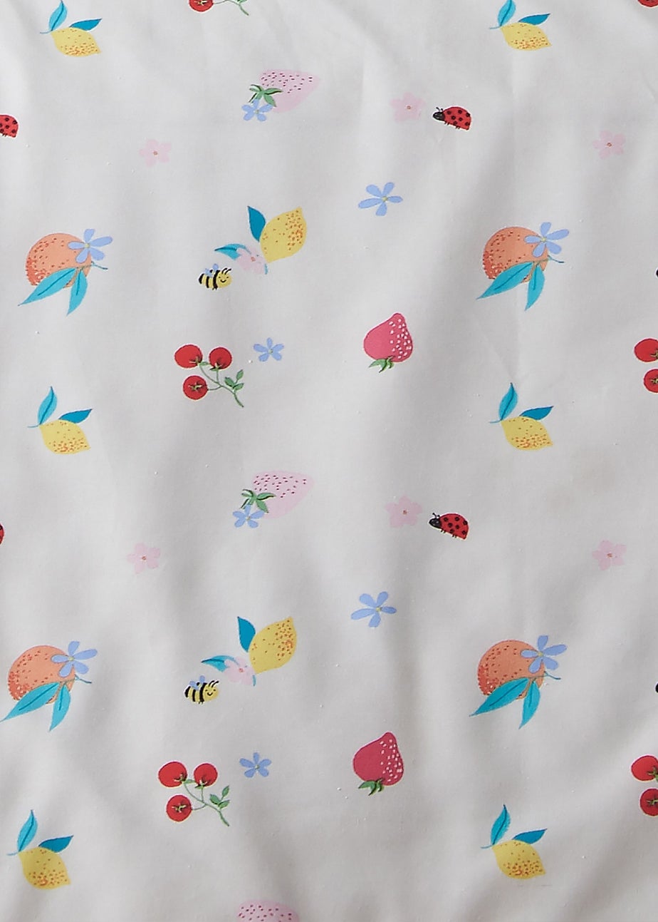 Catherine Lansfield Fruity Friends Fitted Sheet Bright