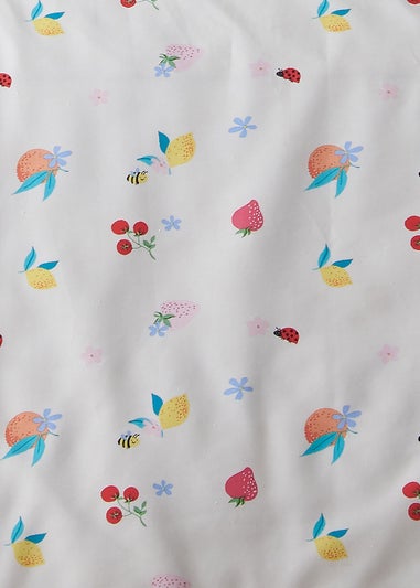Catherine Lansfield Fruity Friends Fitted Sheet Bright