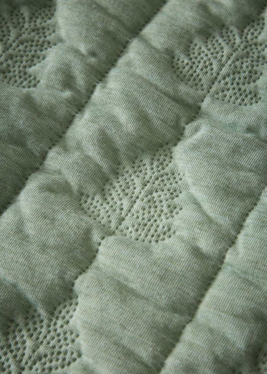 Pineapple Elephant Tamba Leaf Pinsonic Duvet Cover Set Green