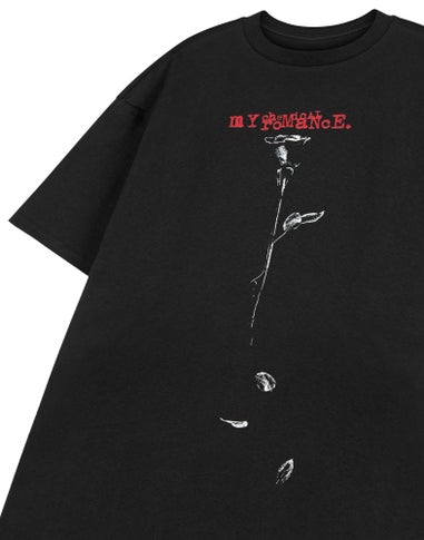 Vanilla Underground My Chemical Romance Black Rose Black Adult T-Shirt
