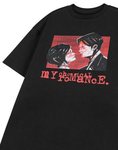 Vanilla Underground My Chemical Romance Three Cheers Black Adult T-Shirt