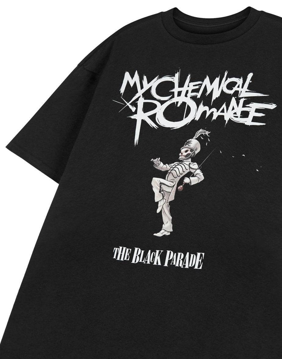 Vanilla Underground My Chemical Romance Black Parade Black Adult T-Shirt