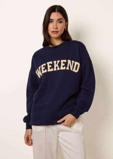 Blue Vanilla Navy Weekend Sweatshirt